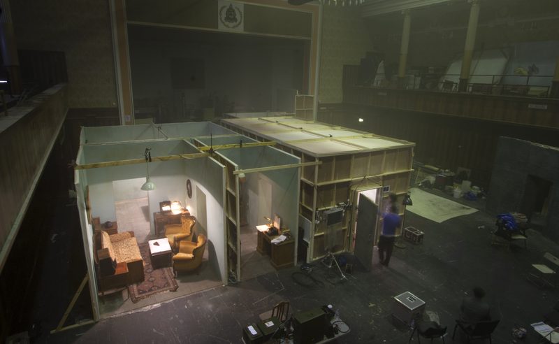 Set of the hitler documentary